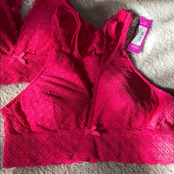 Ambrielle silky lace bralettes. - Picture 3 of 5